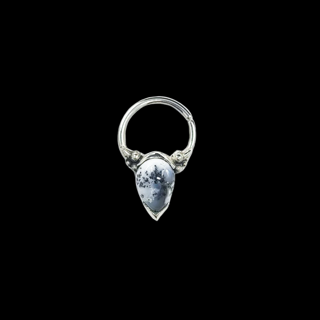 Dendritic Agate Septum Piercing