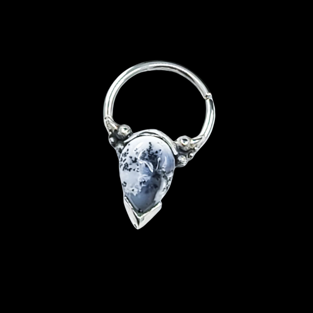 Dendritic Agate Septum Piercing