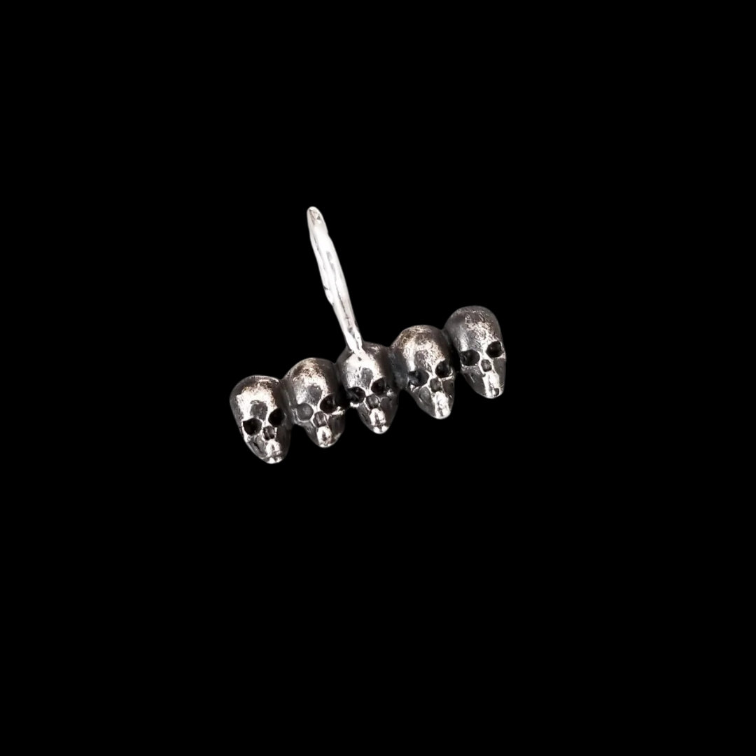 Goth Skull Fake Lip Ring - Inchoo Bijoux