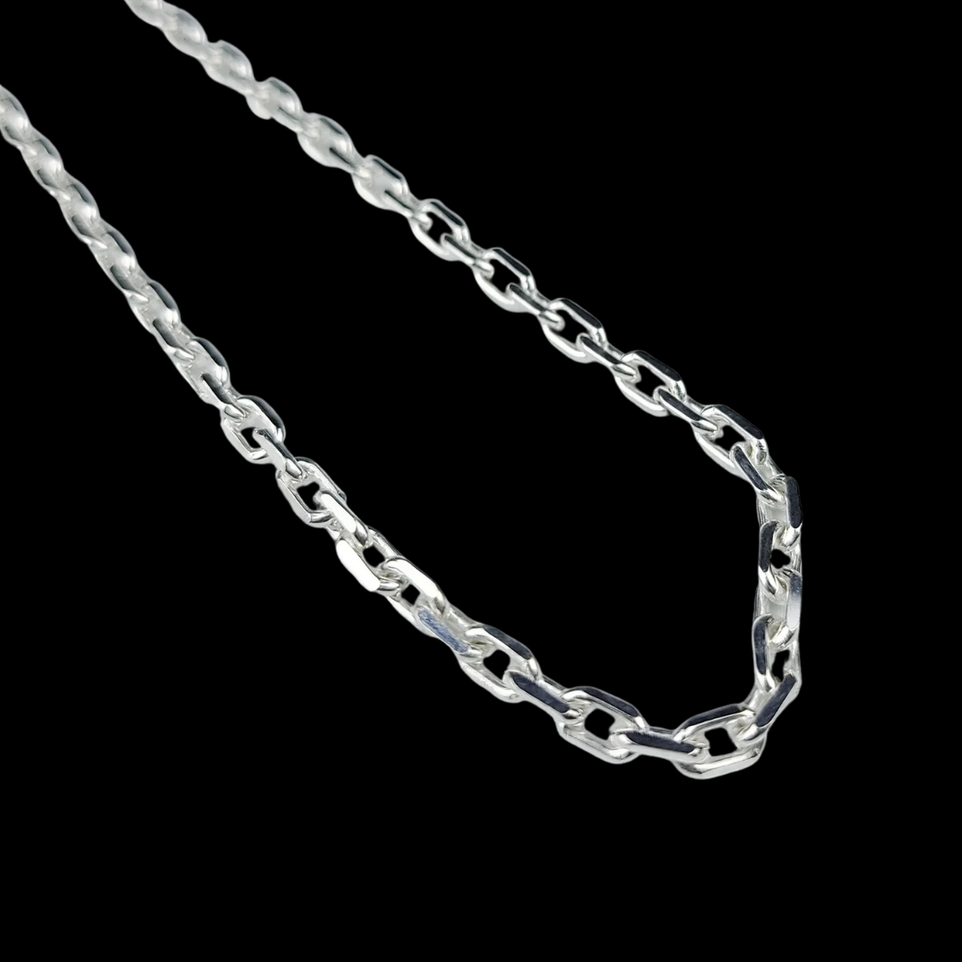 Heavy 4mm Diamond Cut Cable Chain