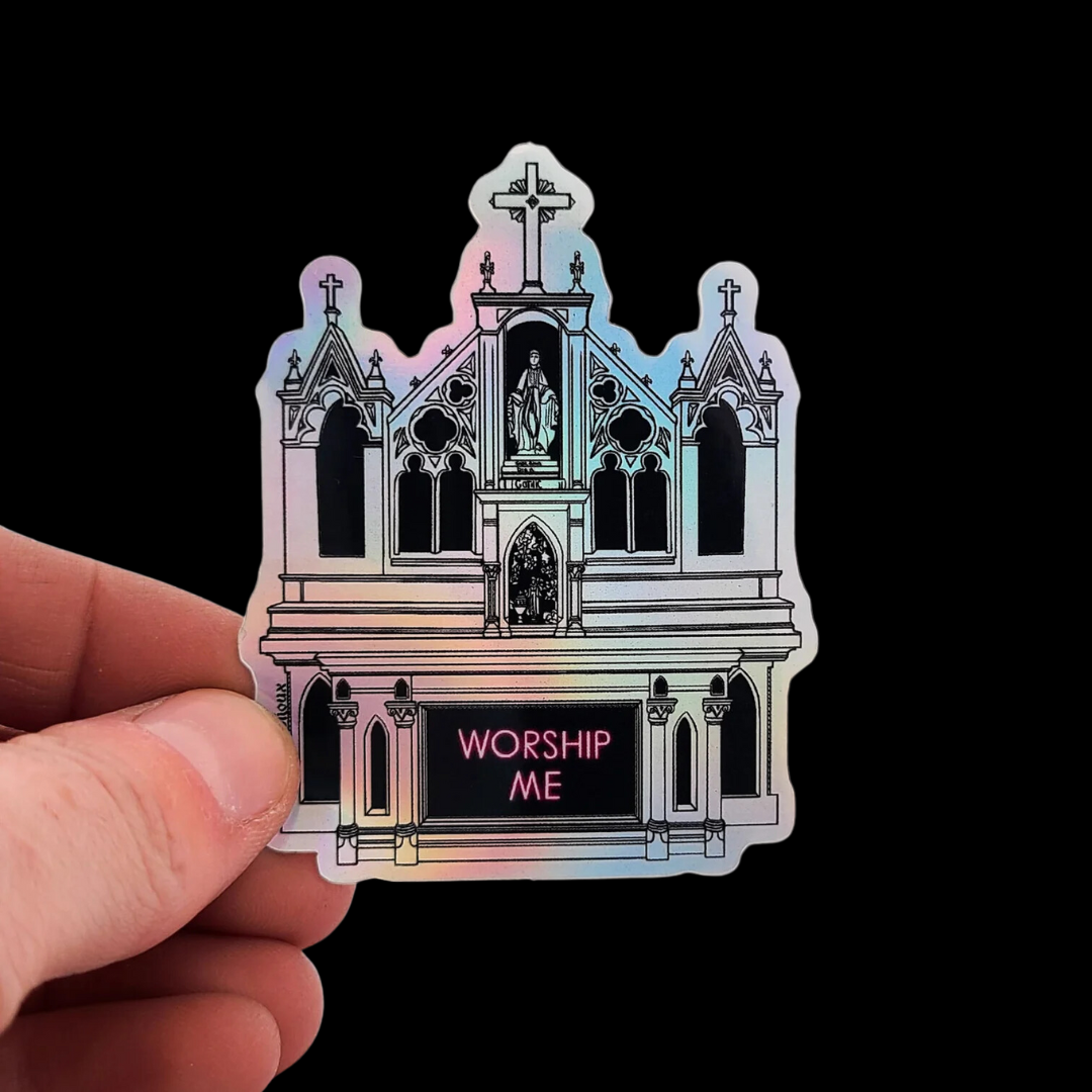 Holographic Inchoo Church Altar - Worship Me