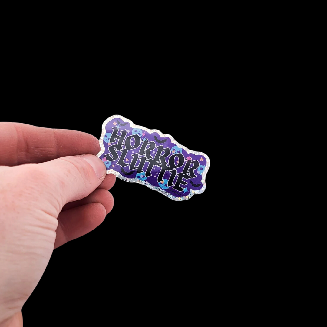 Horror Sluttie Glitter Vinyl Sticker