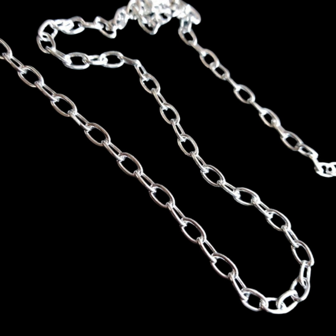 Massive Sterling Silver 5mm Cable Chain - Inchoo Bijoux