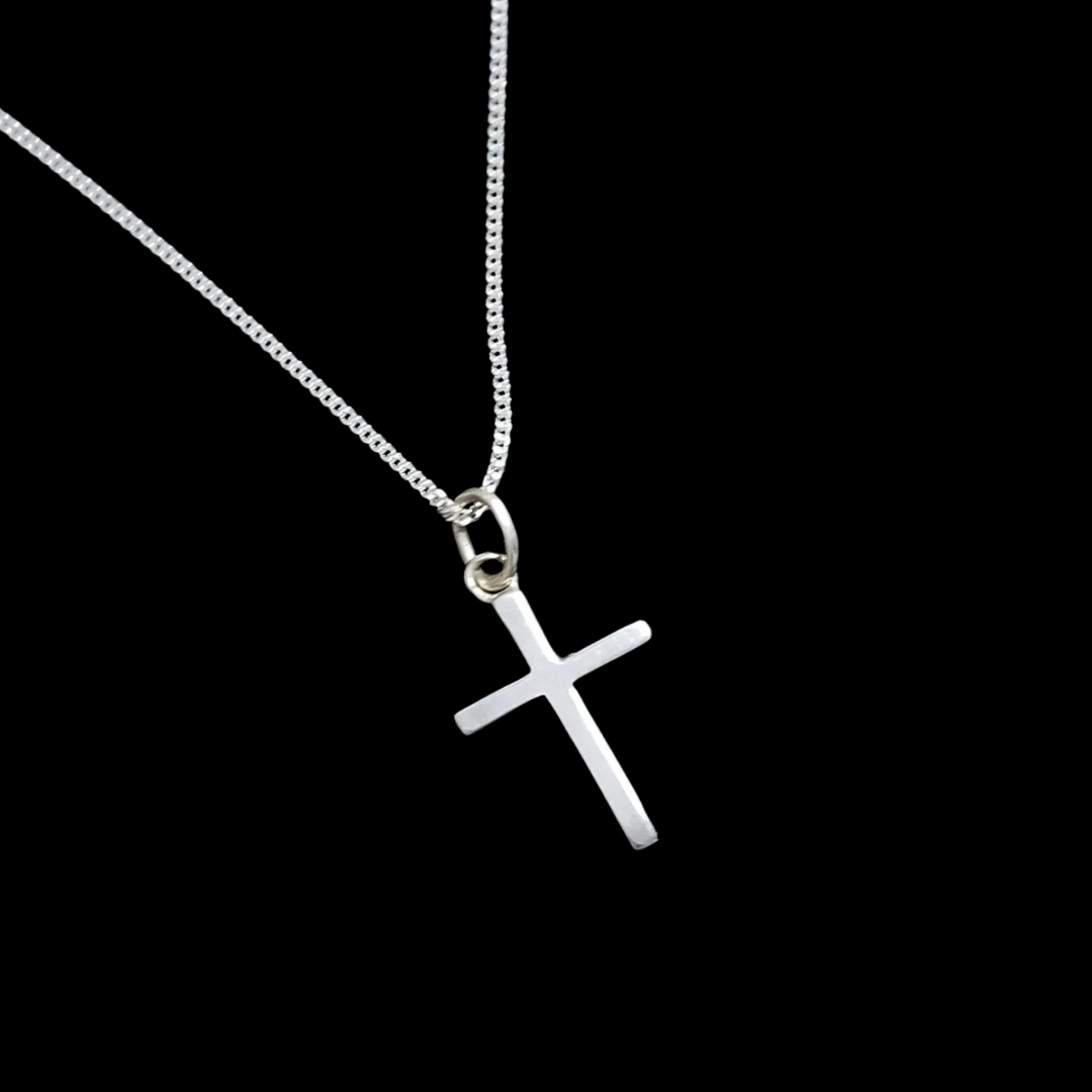 Minimal Cross Pendant - Inchoo Bijoux