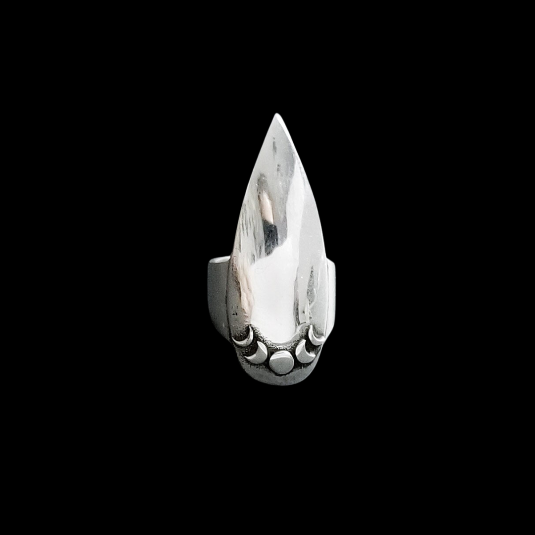 Moon Phase Stiletto Claw Ring - Inchoo Bijoux