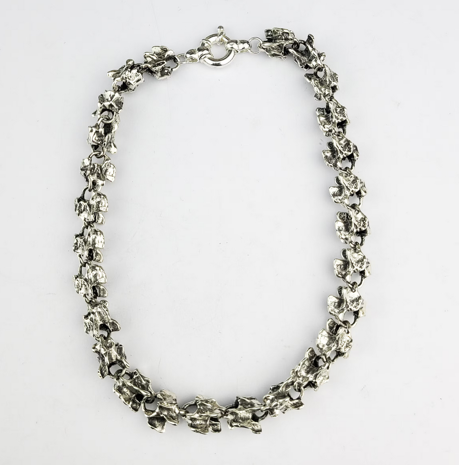 Thick 9mm Wide Vertebrae Spine Chain Necklace - Inchoo Bijoux