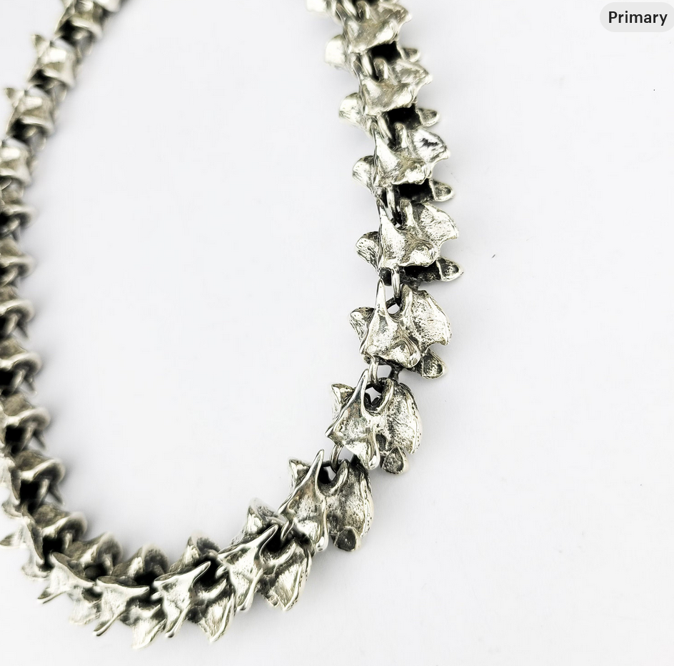 Massive 12mm Spine Necklace, Vertebrae Chain - Inchoo Bijoux