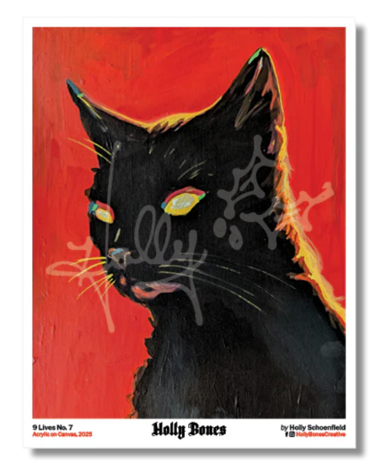 Print - 8x10 - 9 lives n7