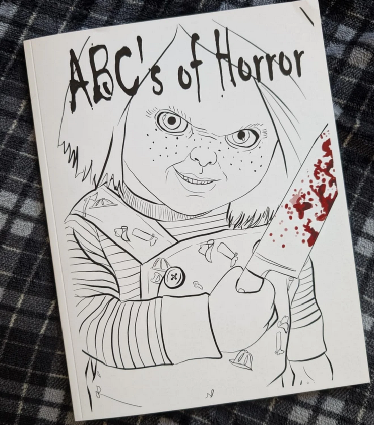 ABC of Horror Coloring Book - Cahier a Colorier