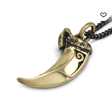 Collier - Pendentif - Wolf Claw Bronze - Pendant