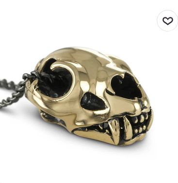 Collier - Tiger Skull - Bronze