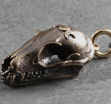 Collier - Bat Skull Bronze