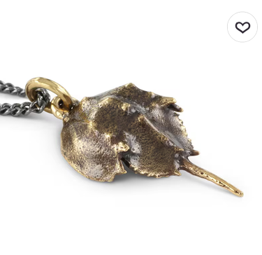 Collier - Horseshoe Crab - Necklace Bronze