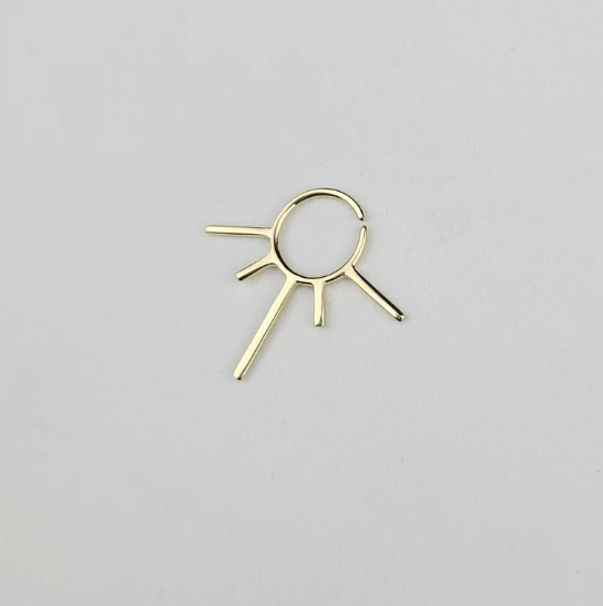 Art Deco Aura Septum - Gold Options