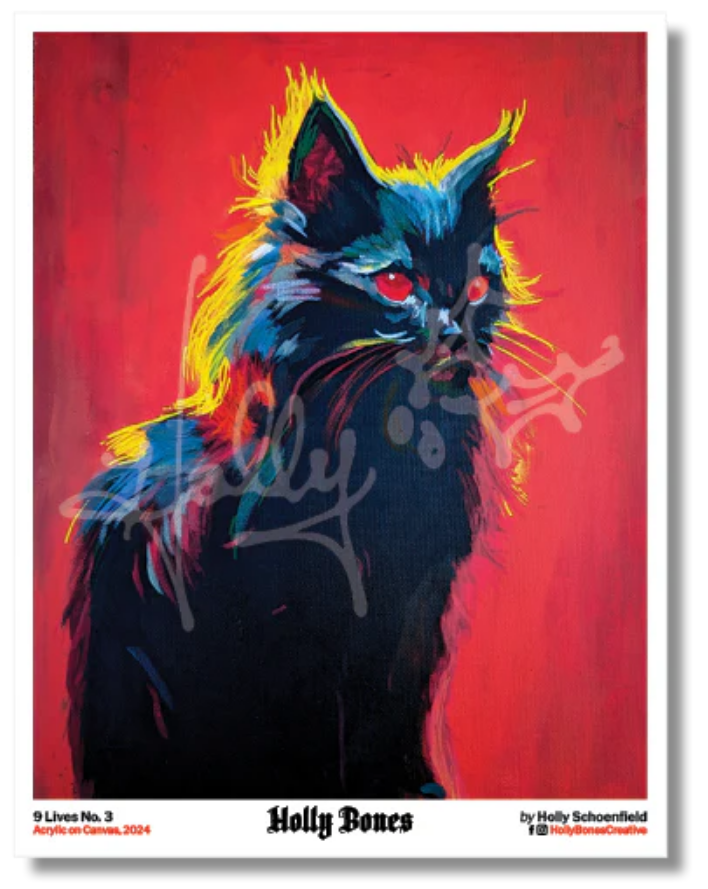 Print - 8x10 - 9 Lives n3