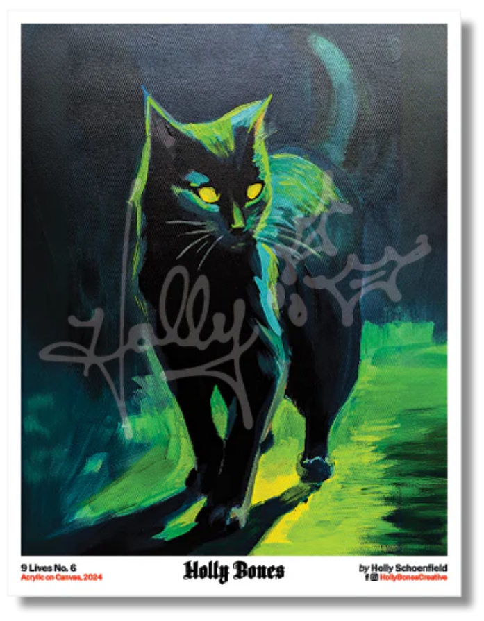 Print - 8x10 - 9 lives n6