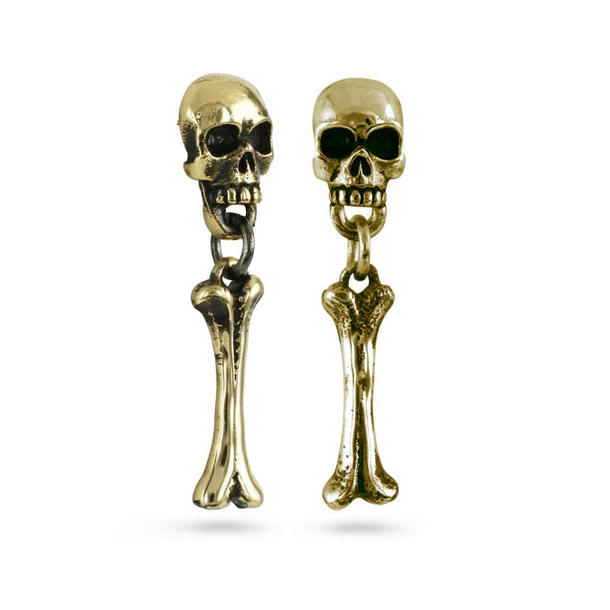 BO - skull and bones - Earrings