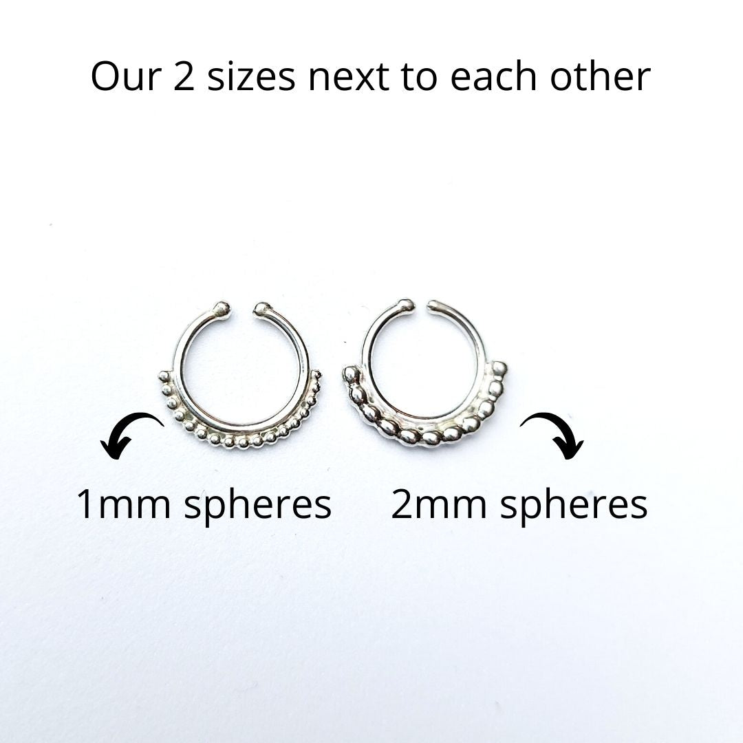 Minimal Modern Septum Nose Ring-Septum-Inchoo Bijoux-Inchoo Bijoux