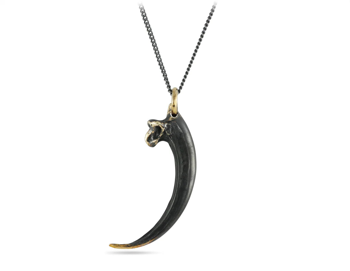 Collier- Pendentif - Golden eagle talon black - Pendant