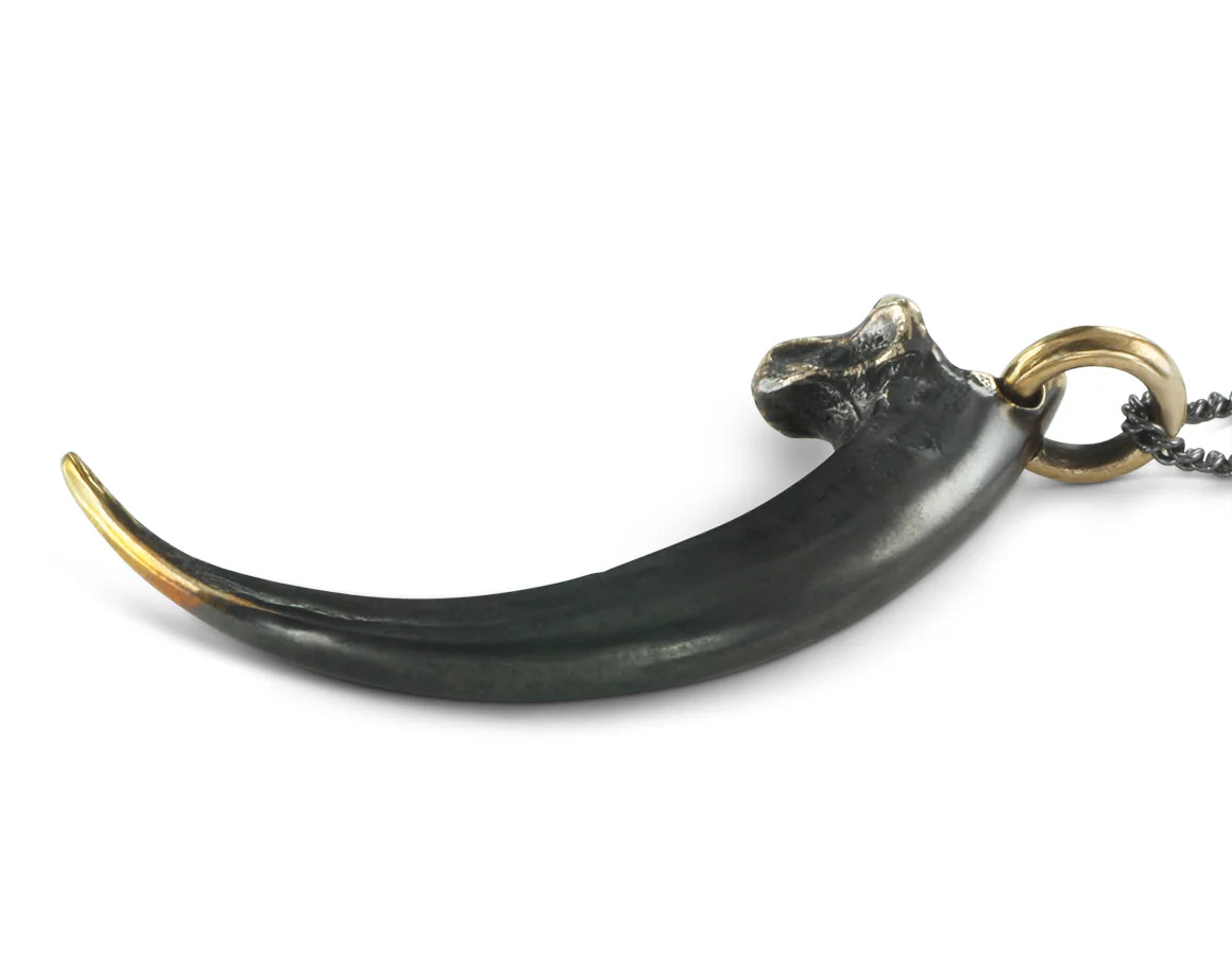 Collier- Pendentif - Golden eagle talon black - Pendant