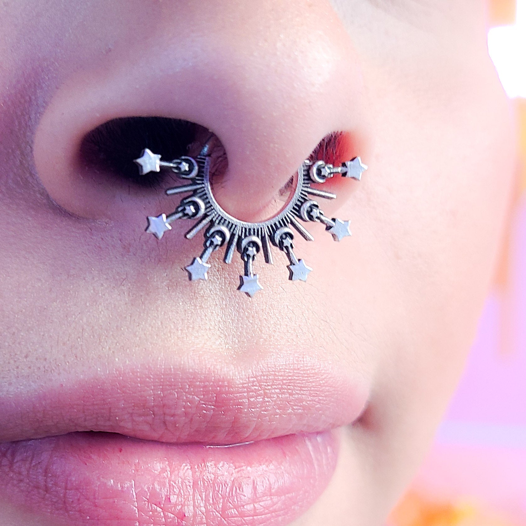 Celestial Aura Septum Piercing
