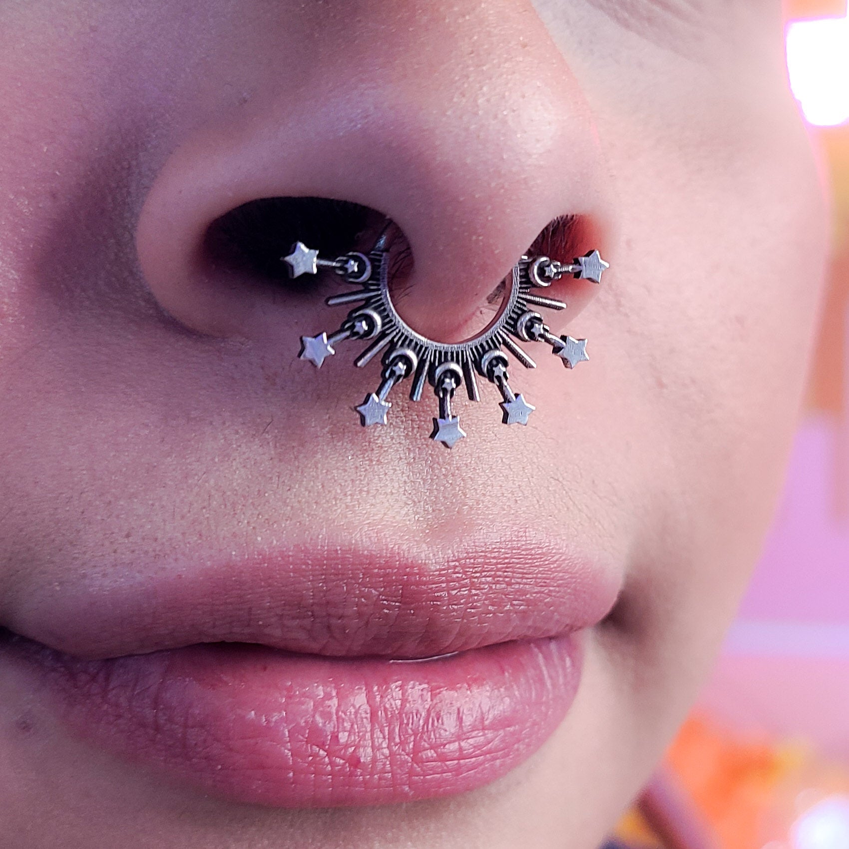 Celestial Aura Septum Piercing