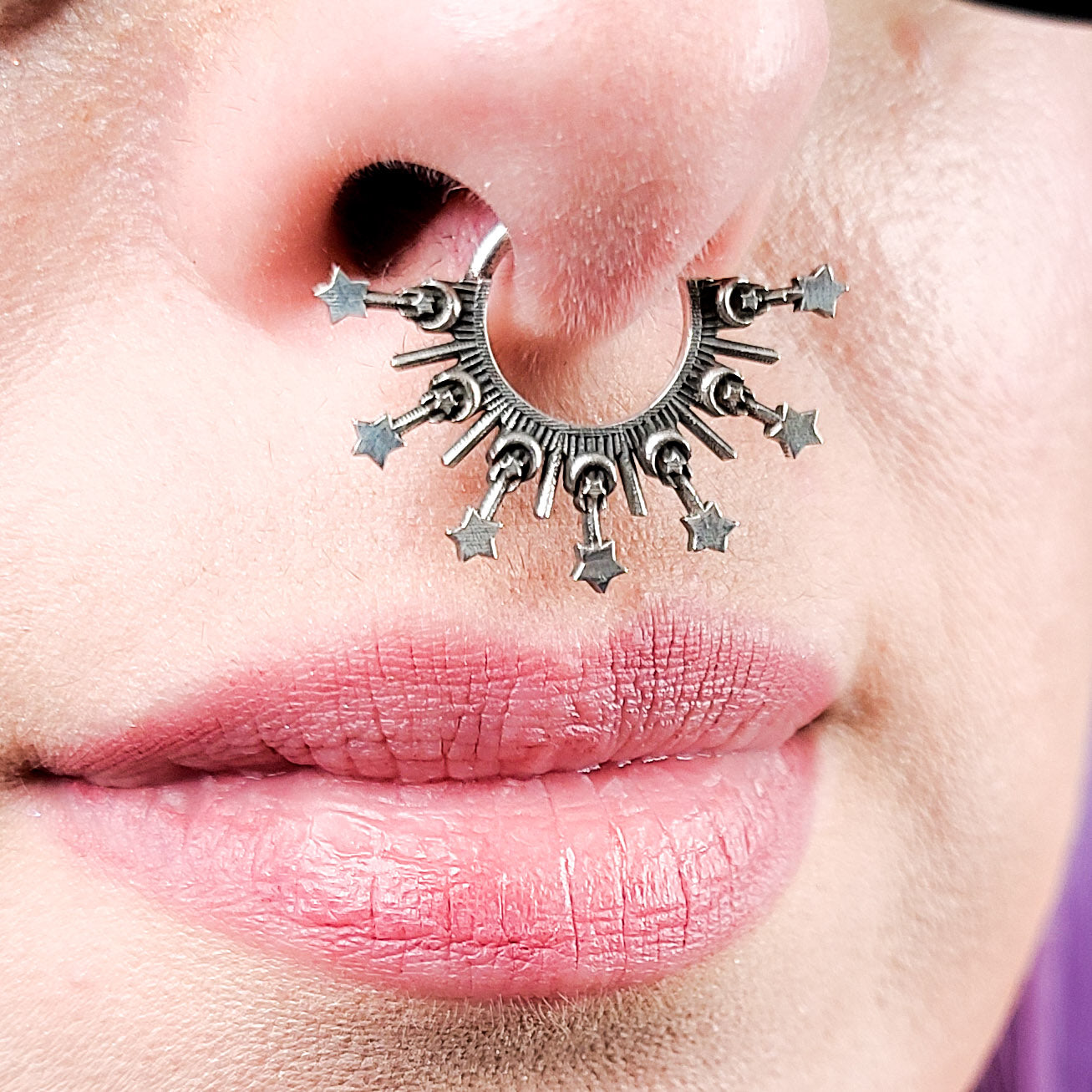 Celestial Aura Septum Piercing