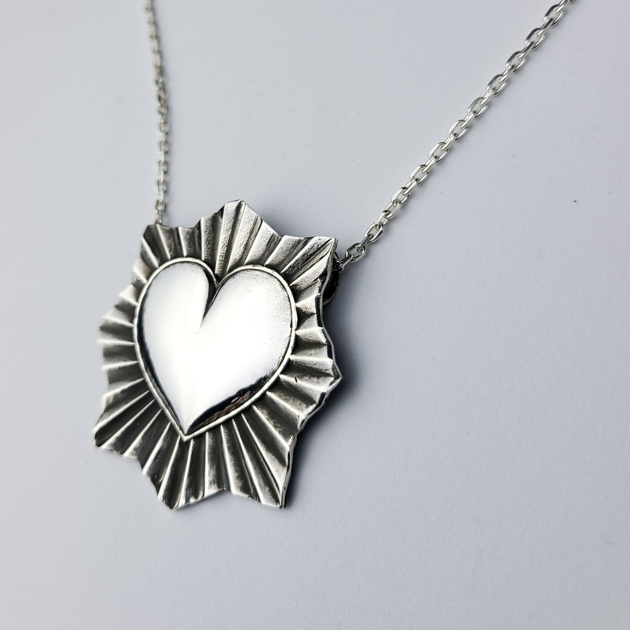 Big Sacred Heart Pendant