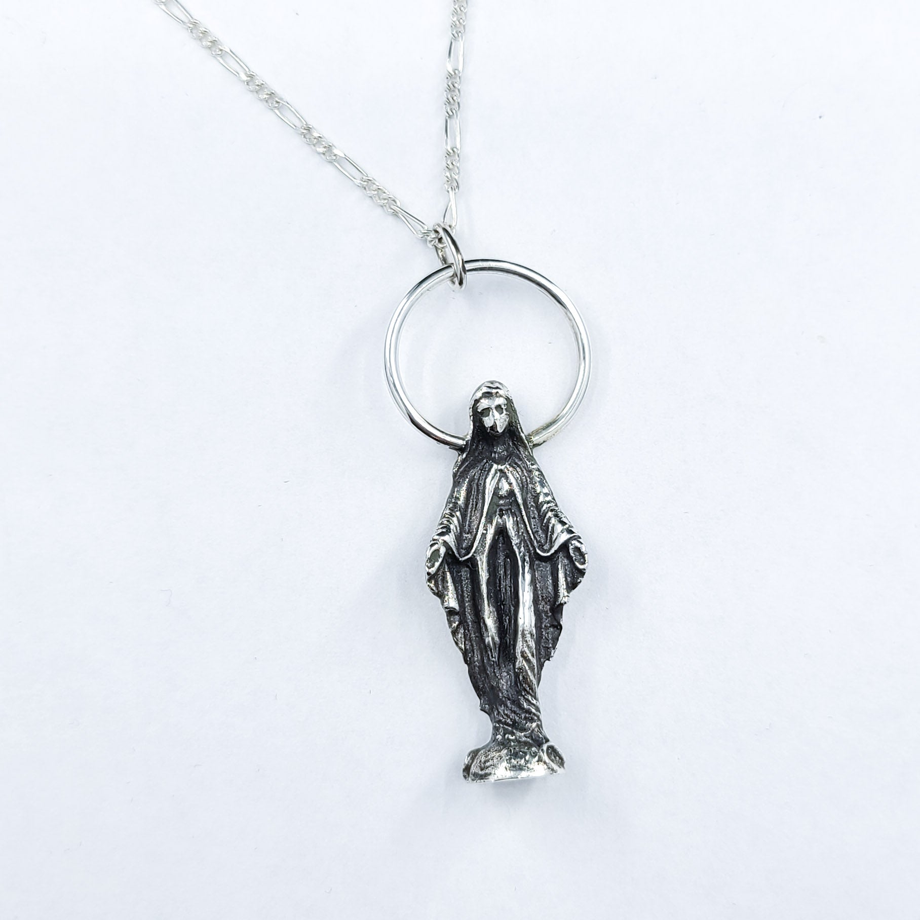 Big Virgin Mary Mother Vulva Pendant
