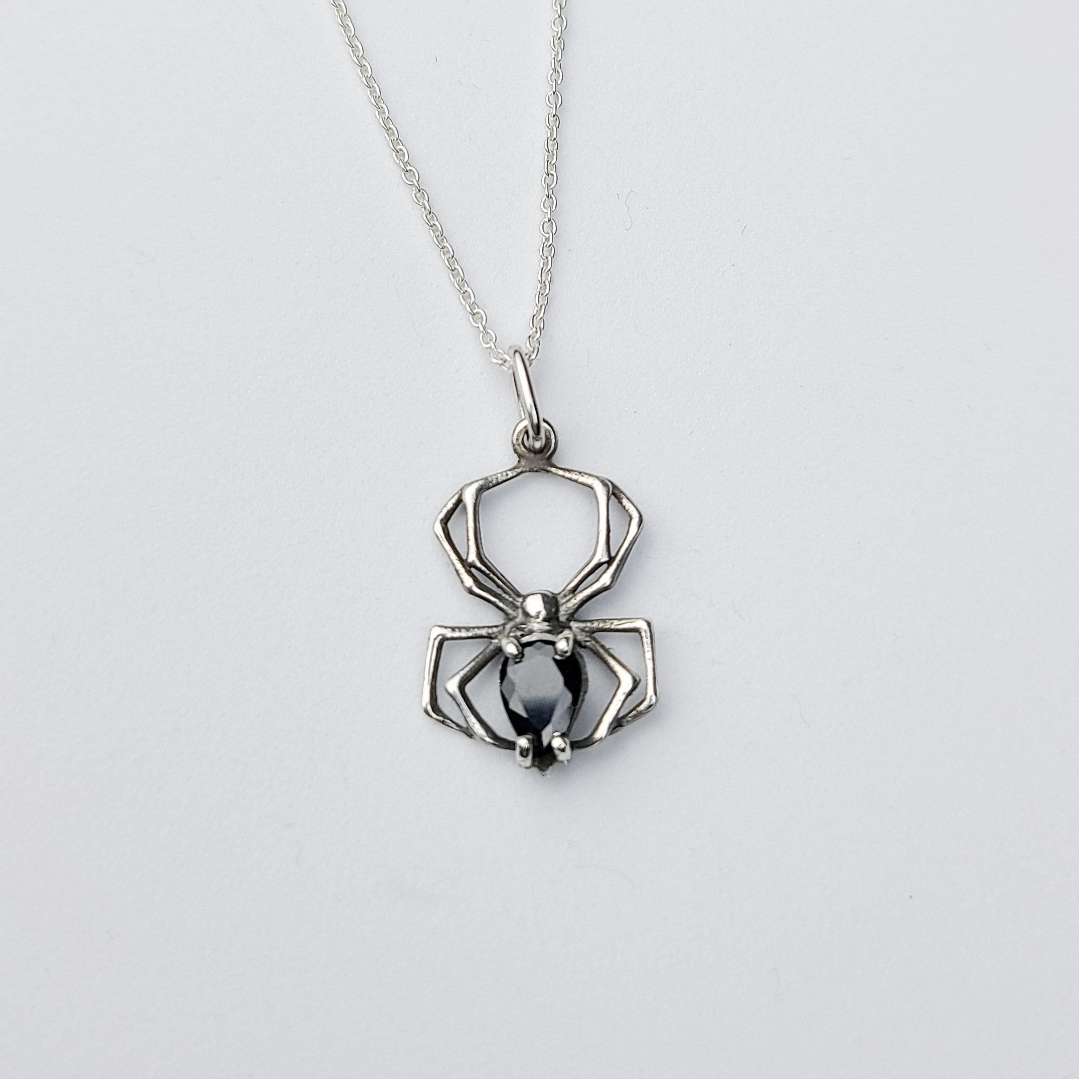 Black Onyx Spider Pendant - Inchoo Bijoux