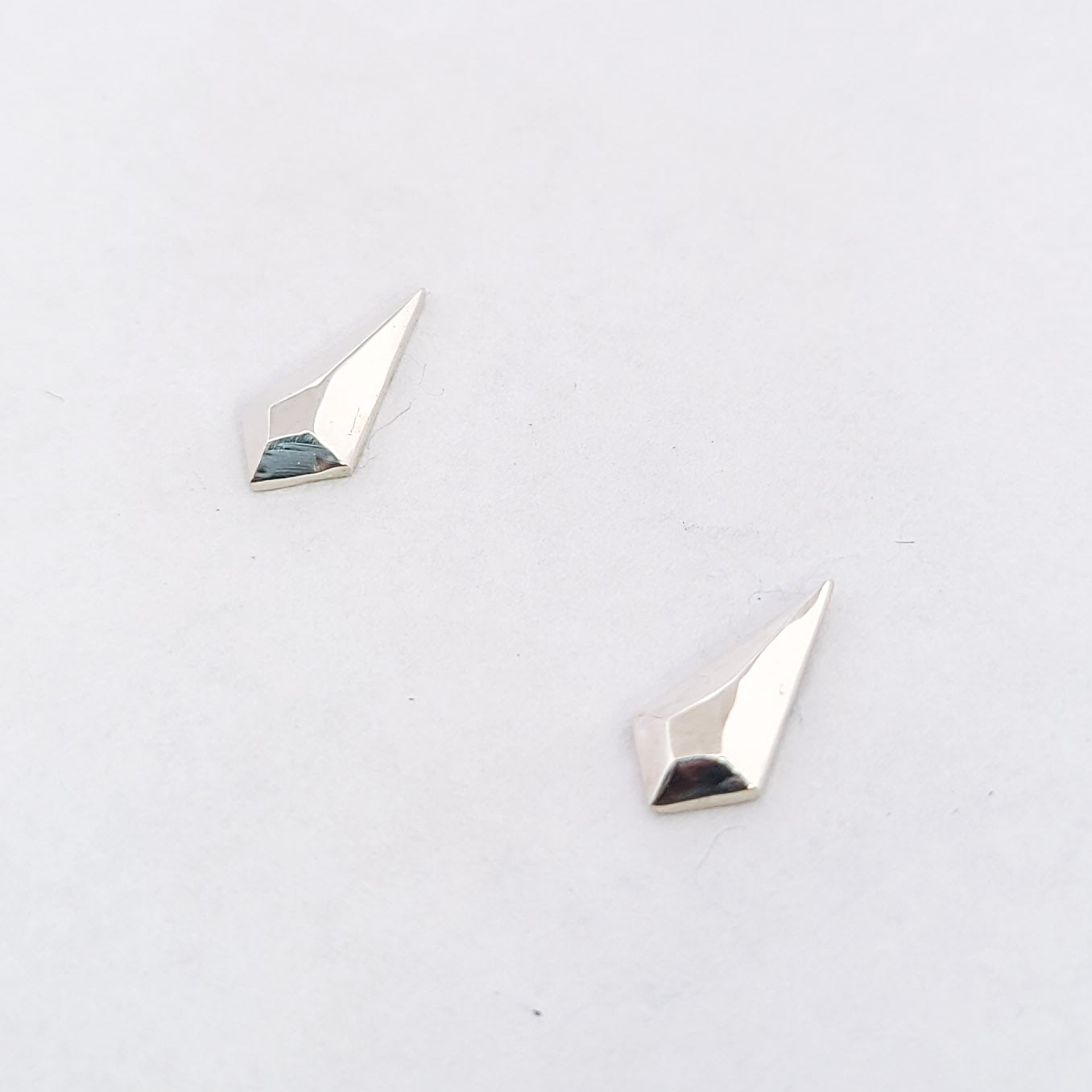 Crystal Gemstone Stud Posts, Minimal Earrings - Inchoo Bijoux
