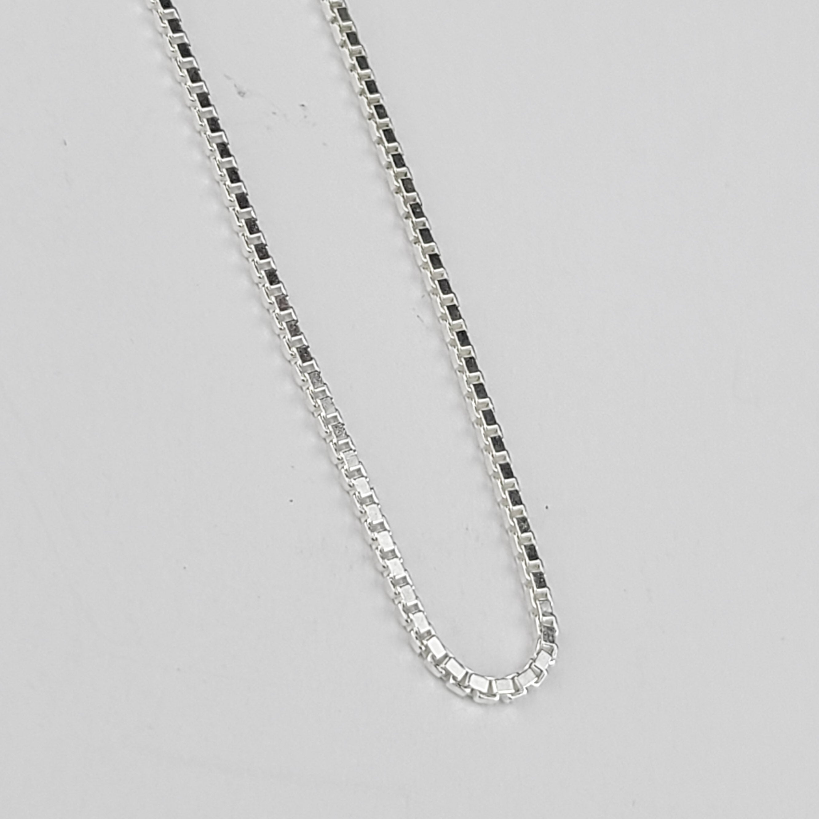 1mm Box Chain Sterling Silver