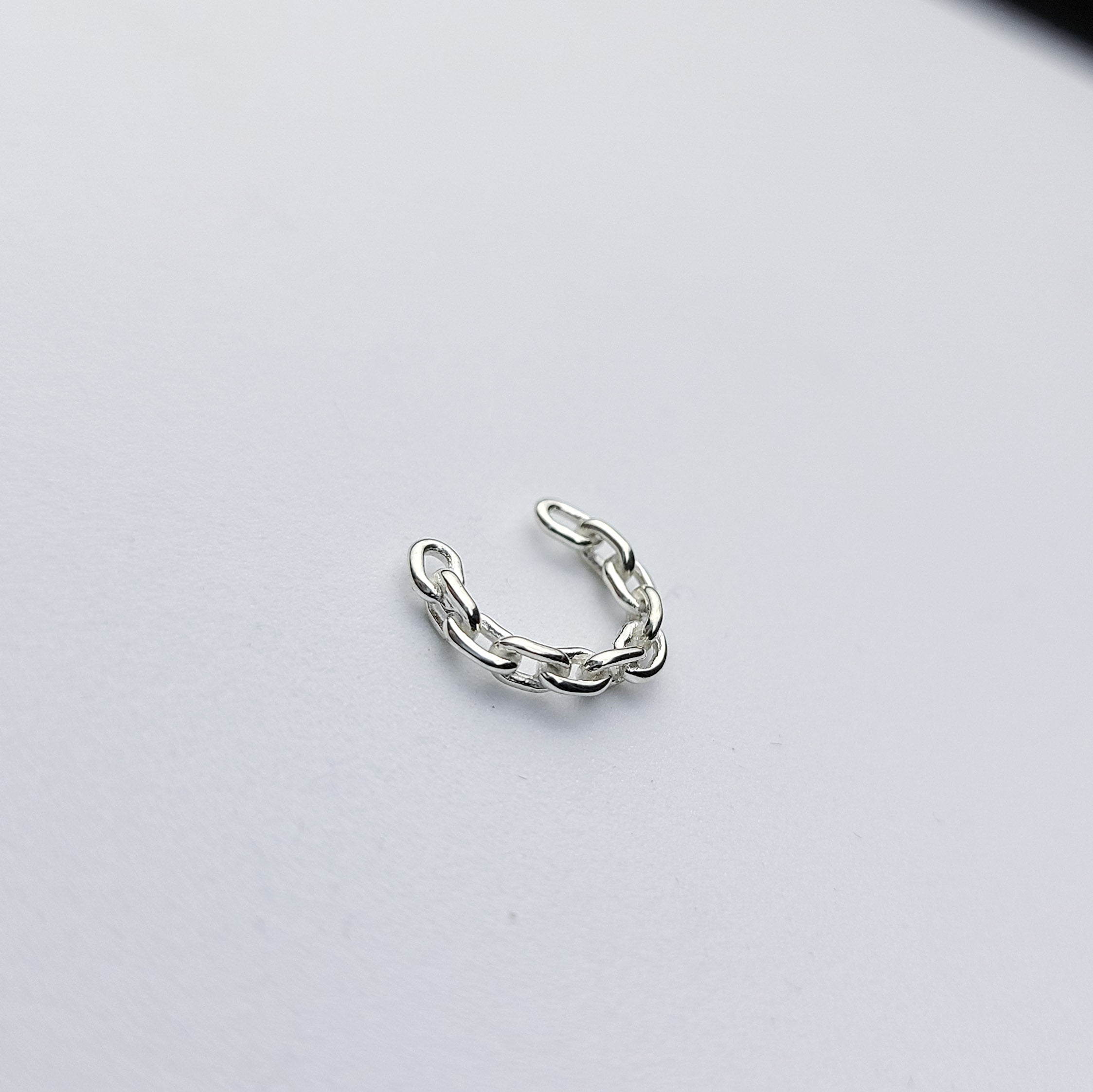 Chain Fake Lip Ring Piercing
