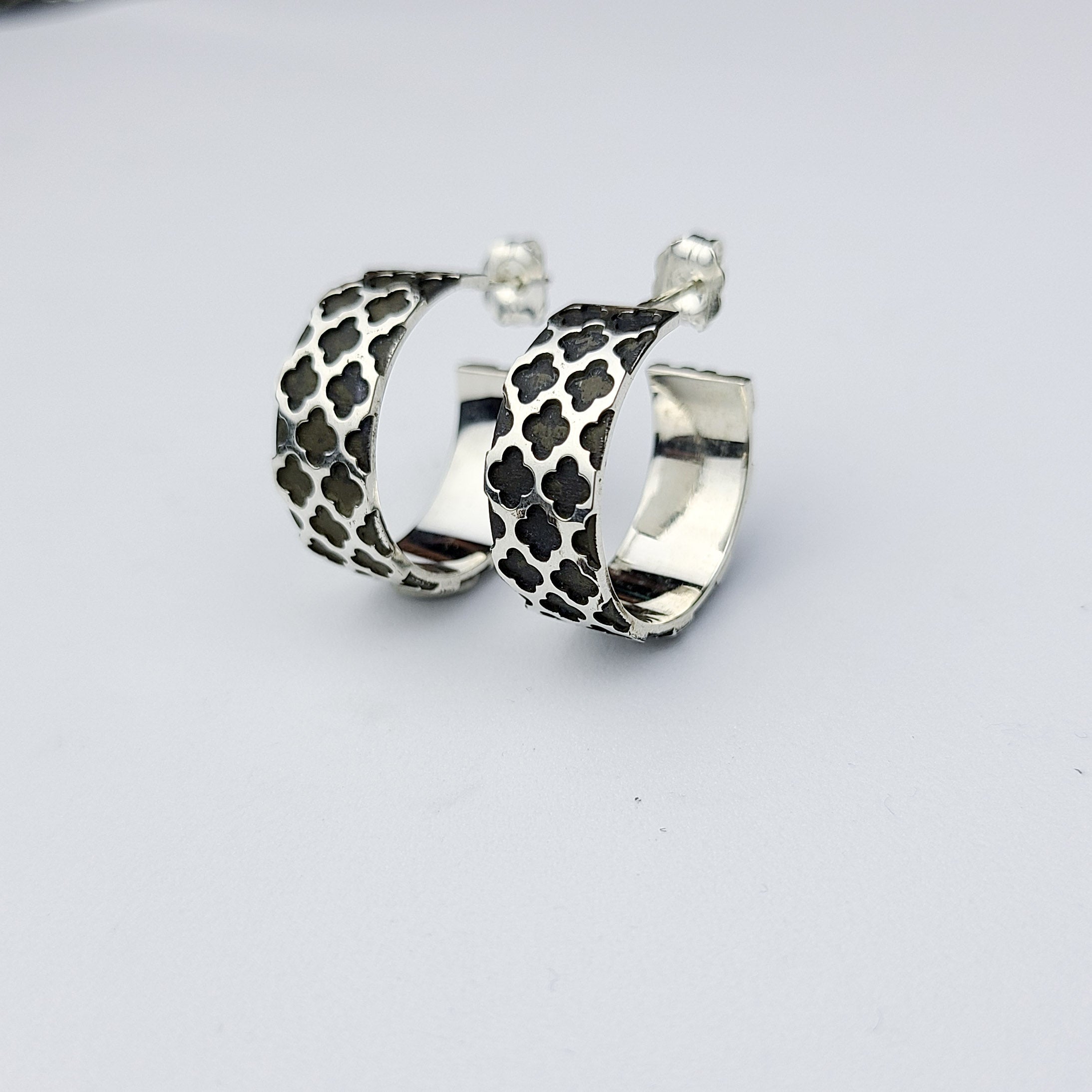 Wide Confess your Sins Hoop Earrings