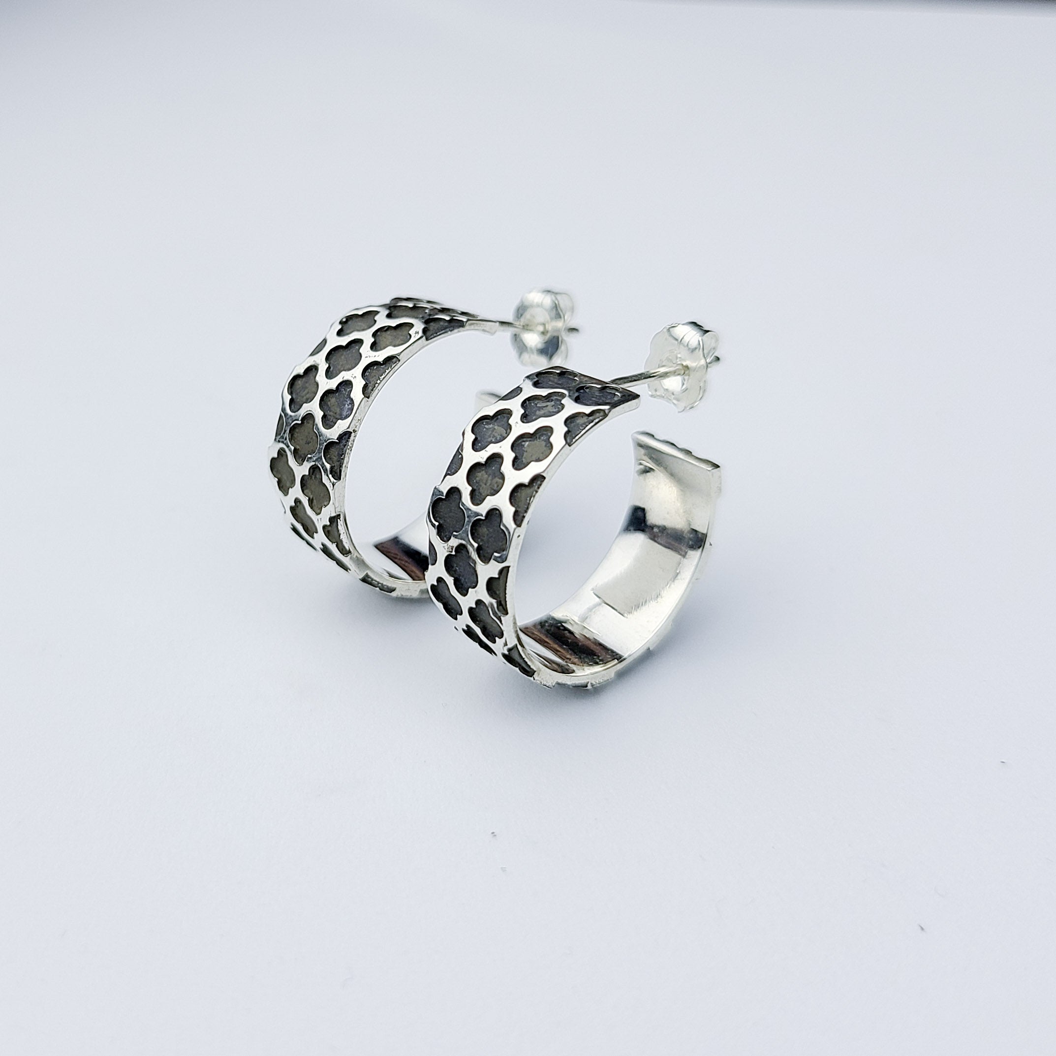Wide Confess your Sins Hoop Earrings