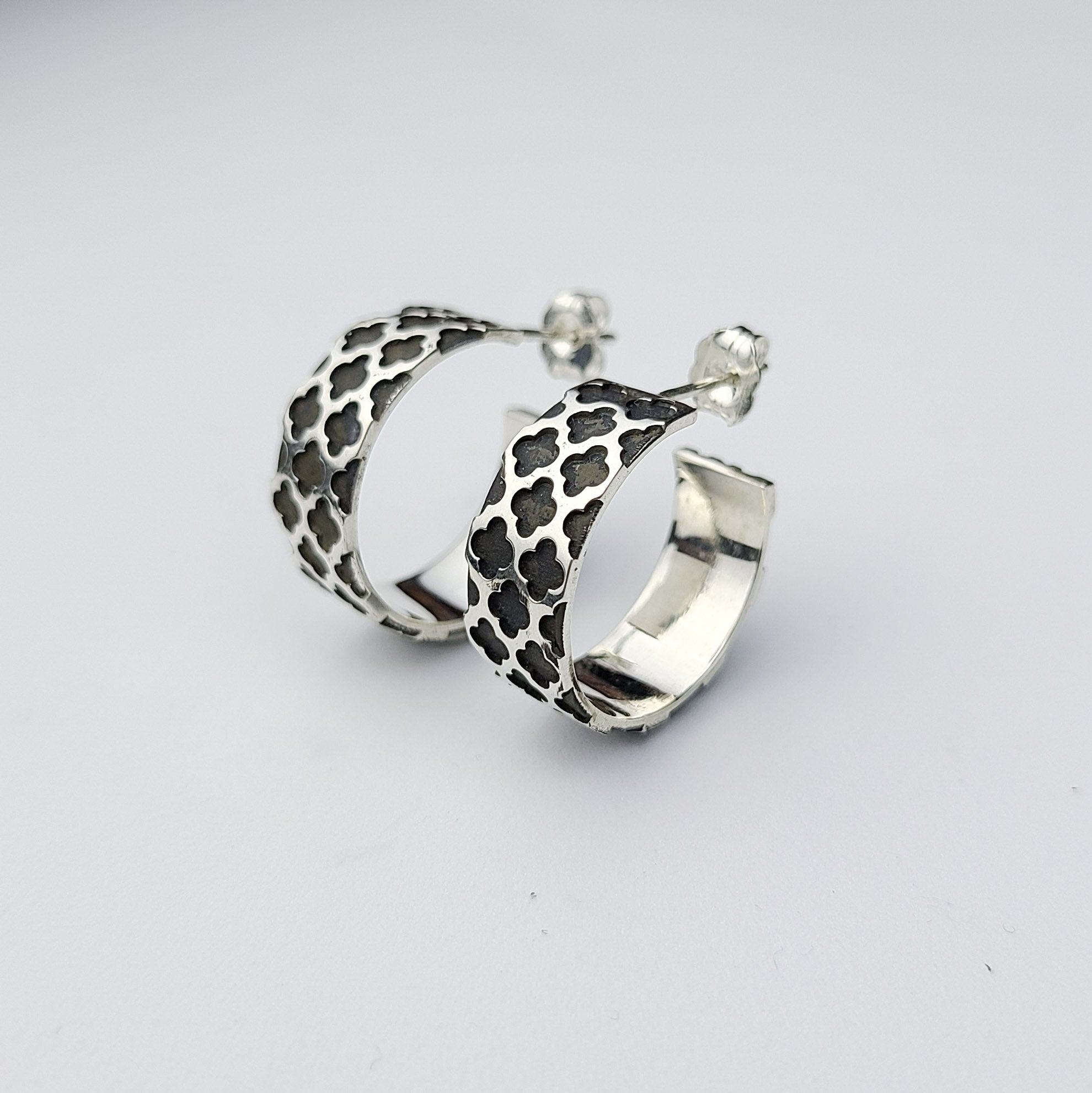 Wide Confess your Sins Hoop Earrings