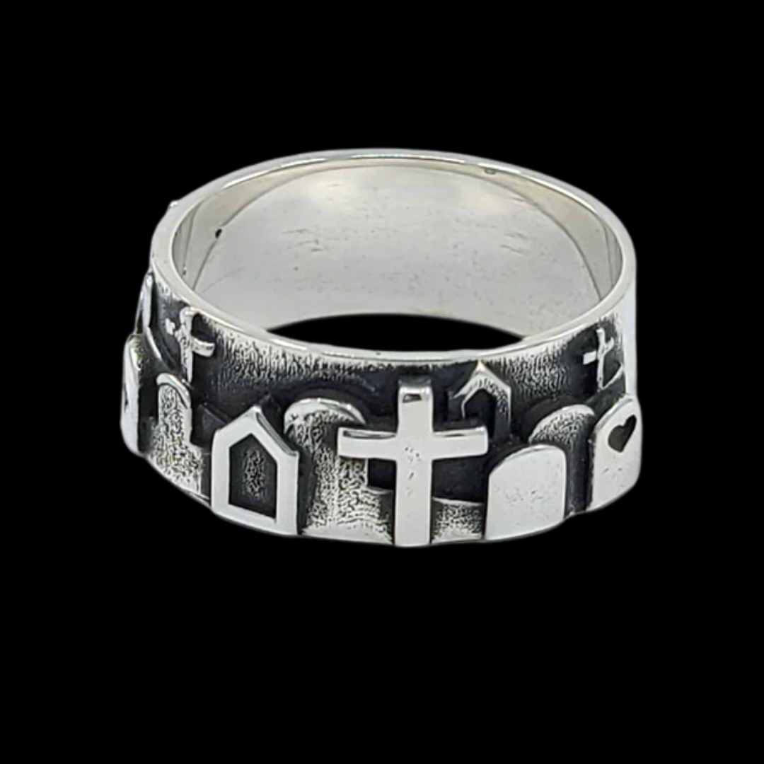 Graveyard Cemetery Ring - Inchoo Bijoux