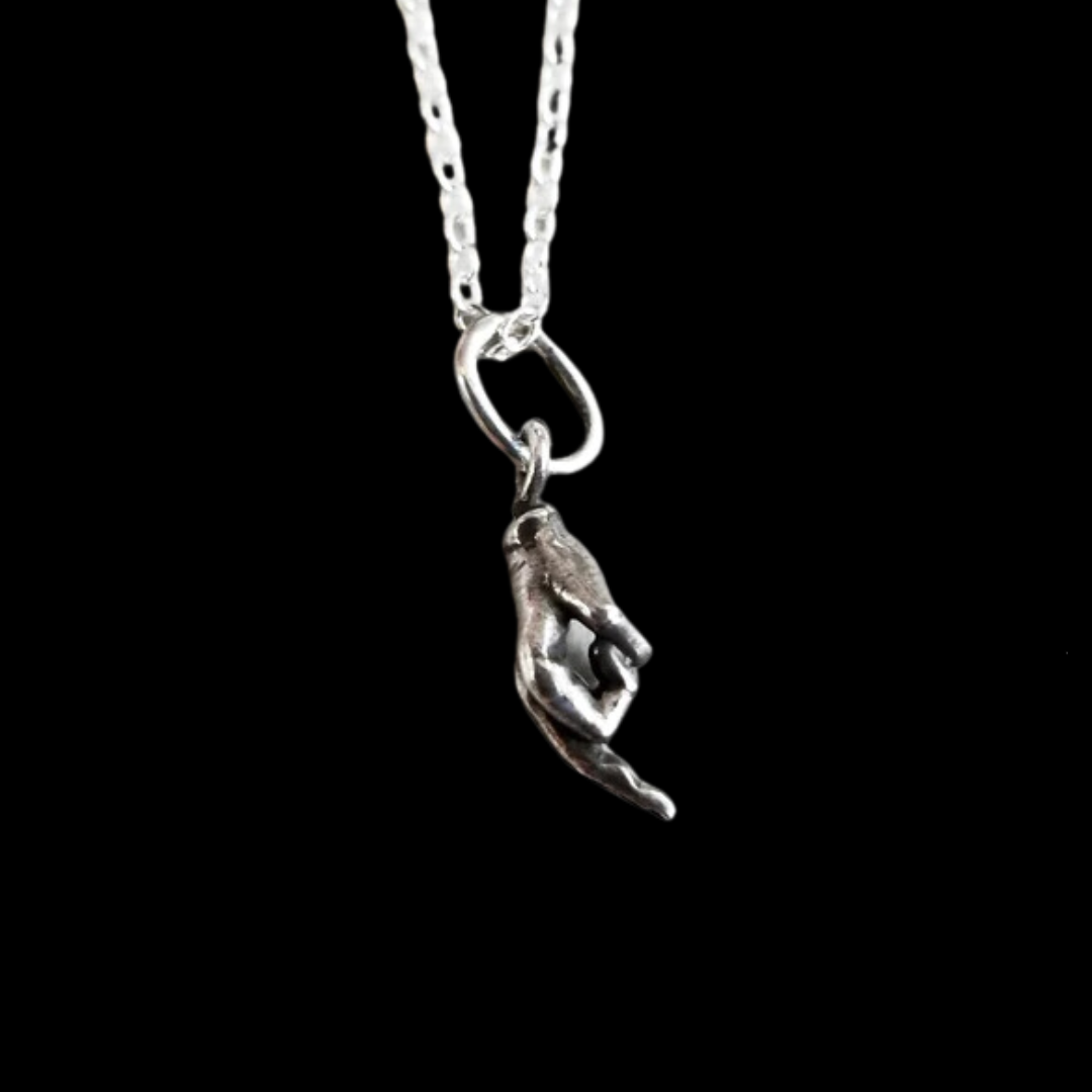 Middle Finger Pendant - Inchoo Bijoux