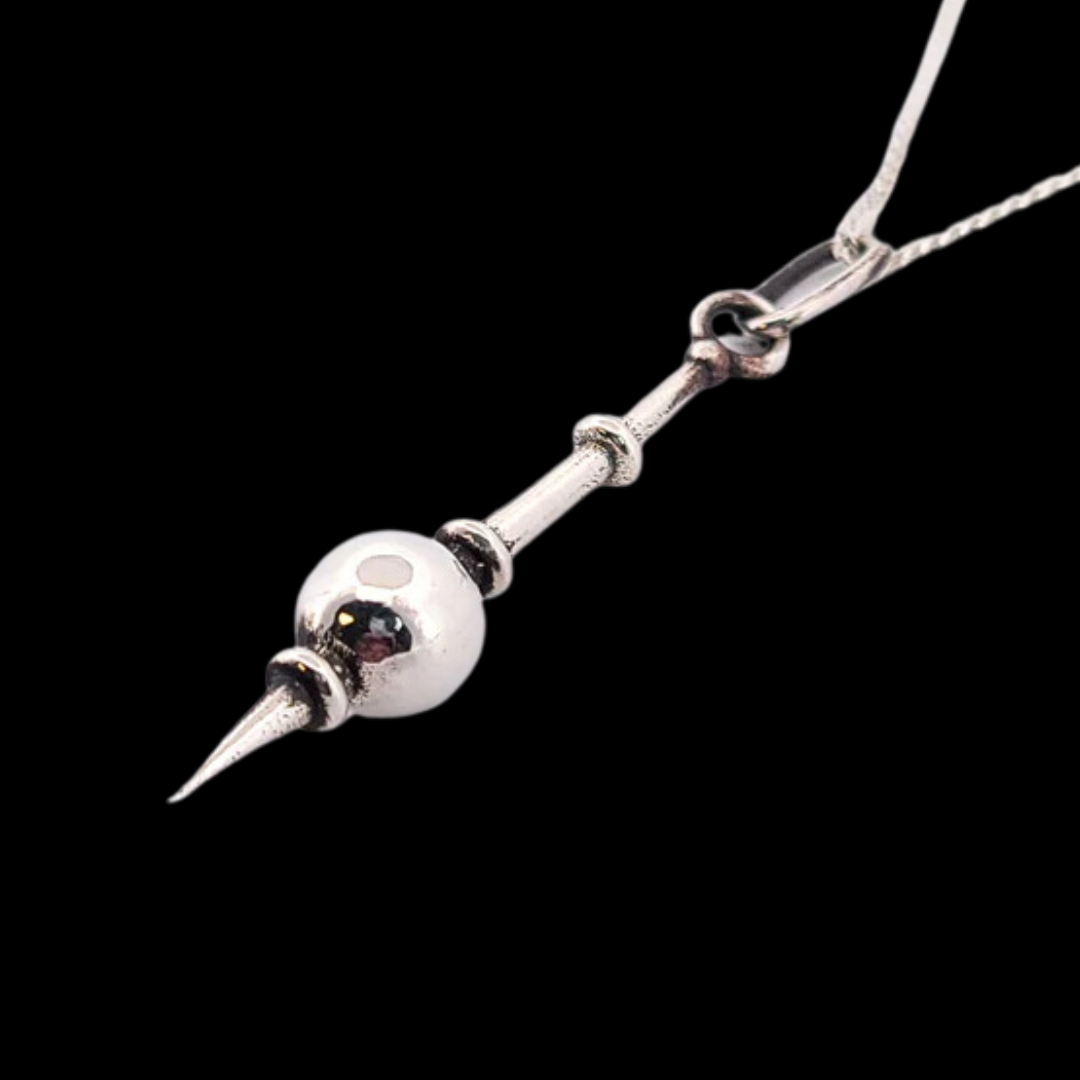 Minimal Mace Pendant Sterling Silver