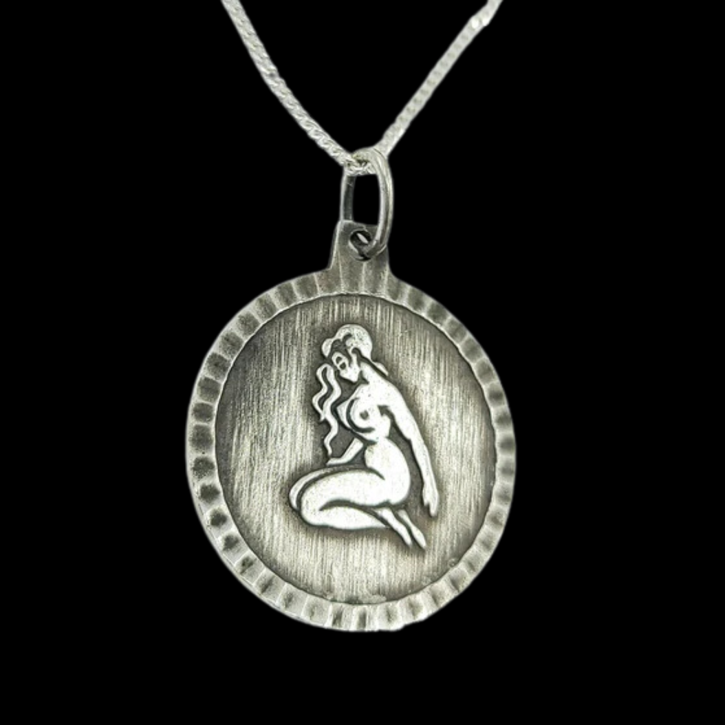 Persephone Nude Medallion Pendant
