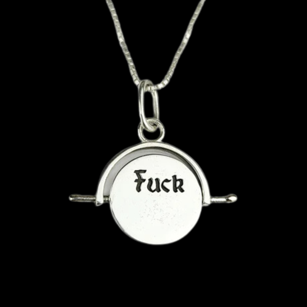 Fuck Off Spinning Pendant - Inchoo Bijoux