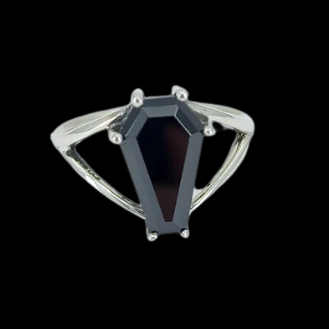 Big Coffin Sterling Silver Ring - 8x13 - Color Options - Inchoo Bijoux