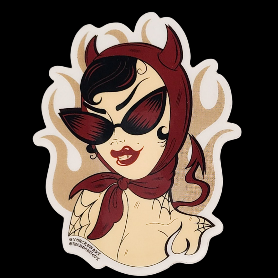 Tiffany Pin Up Sticker