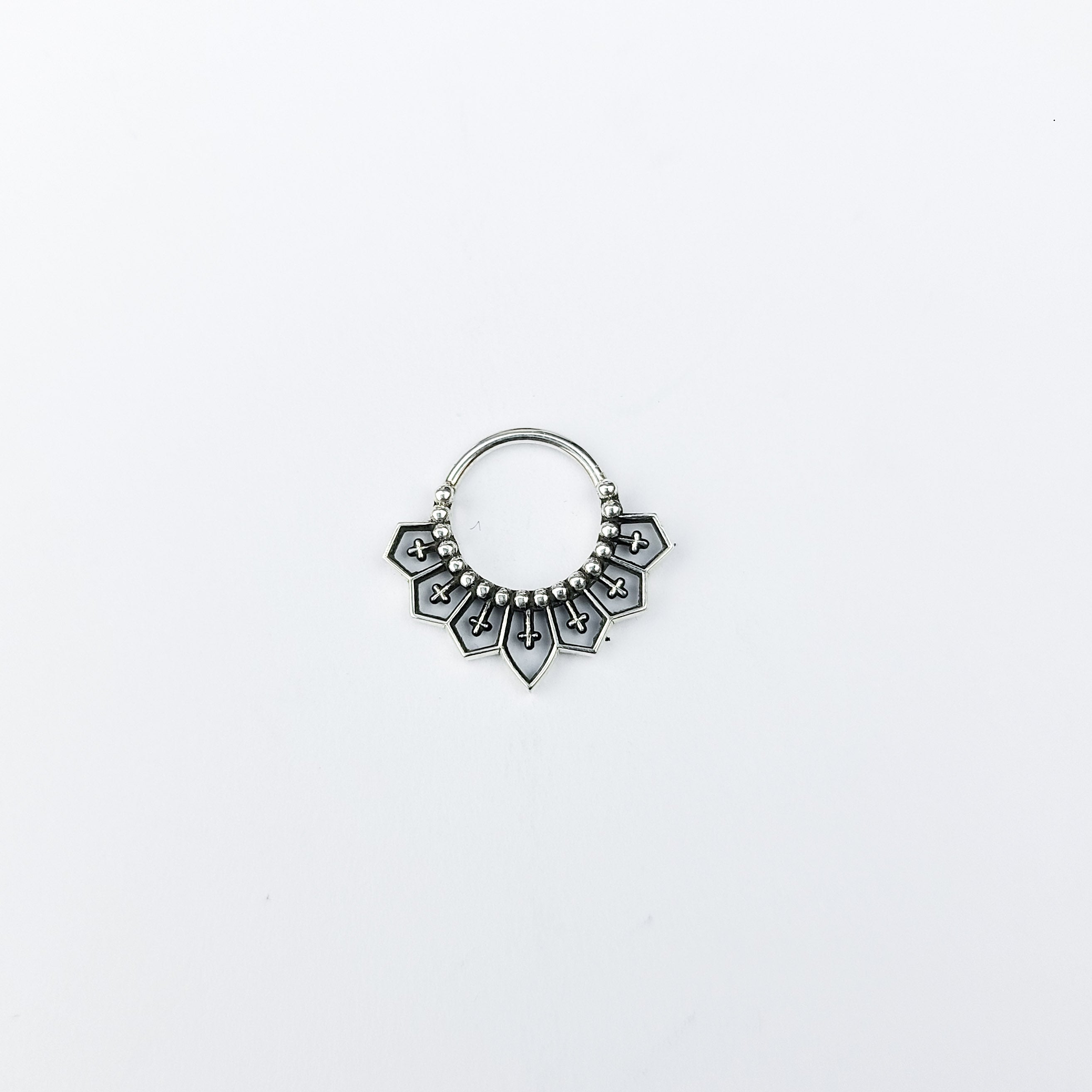 Gothic Cross Lace Septum - Inchoo Bijoux