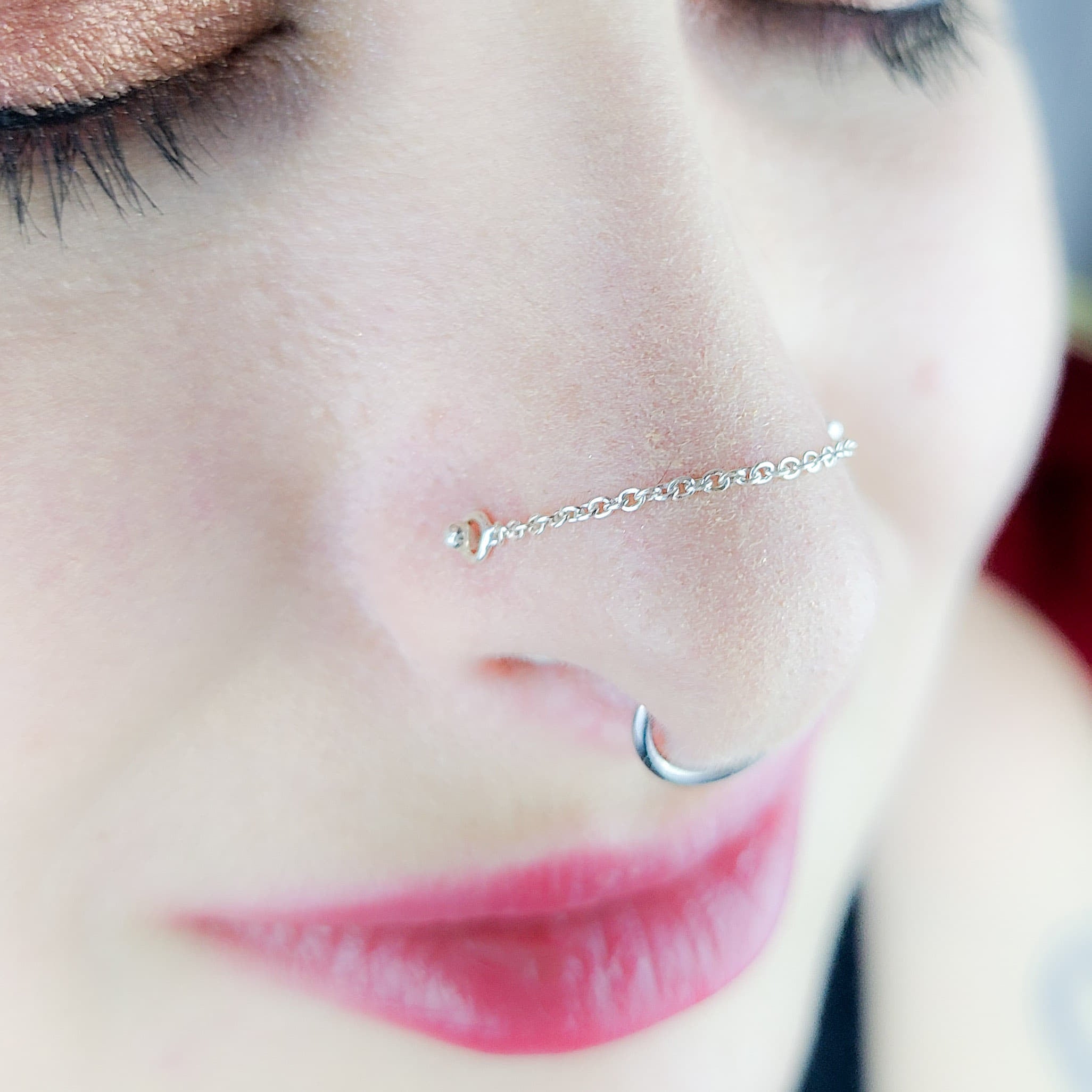 Delicate 1mm Nose Chain-Nose Chain-Inchoo Bijoux-Inchoo Bijoux
