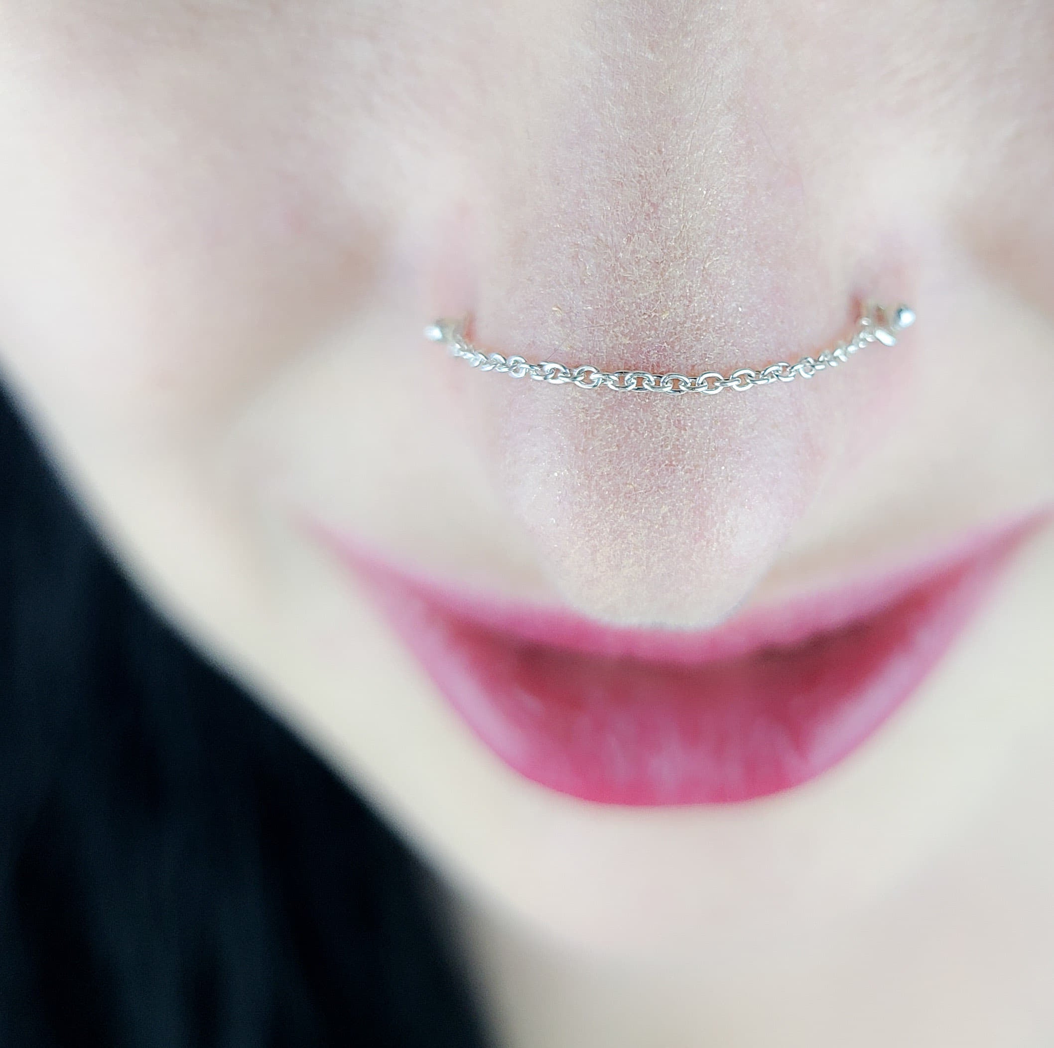 Delicate 1mm Nose Chain - Inchoo Bijoux