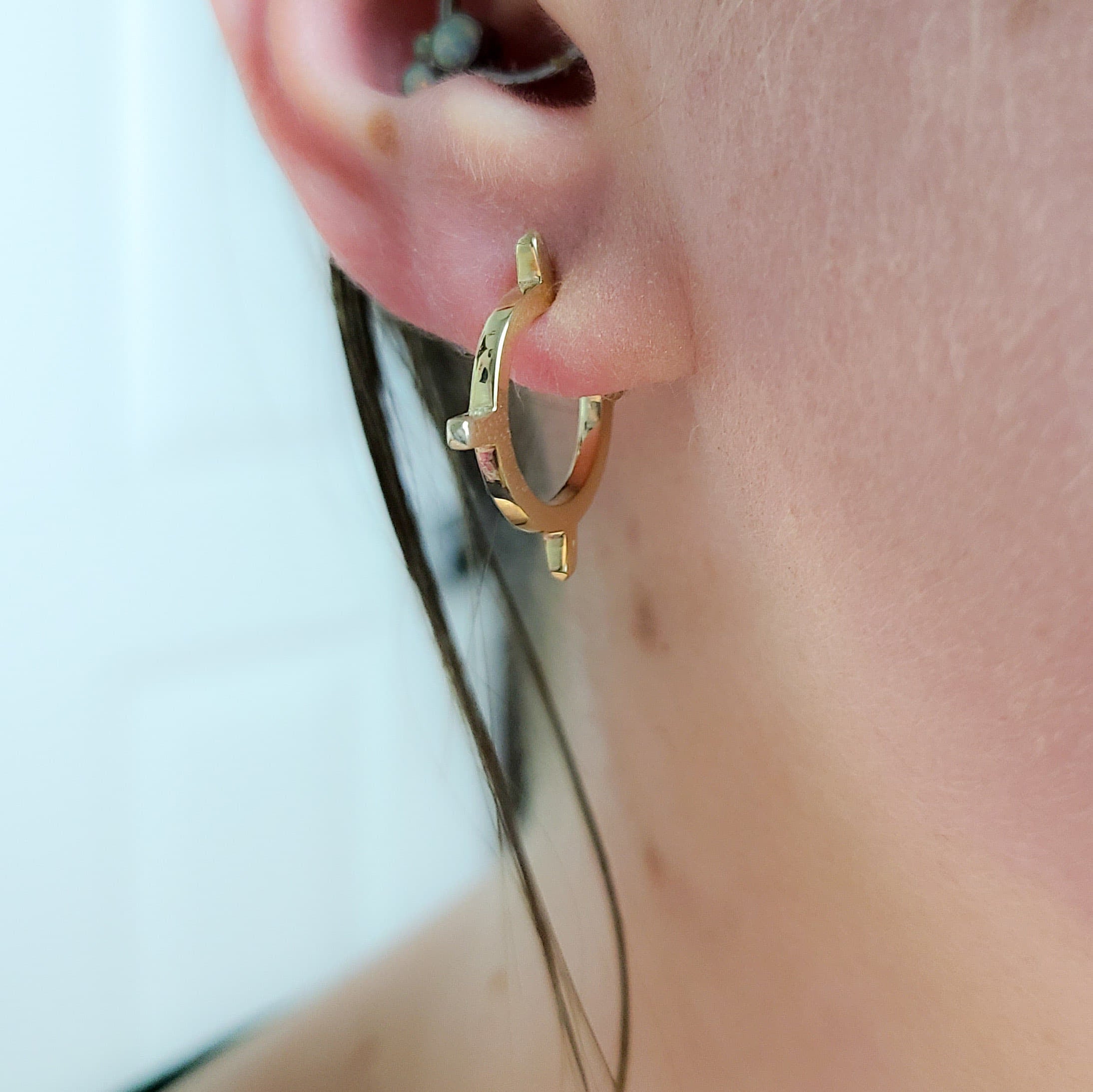 Small Celestial Hoop Earrings - Gold Options - Inchoo Bijoux