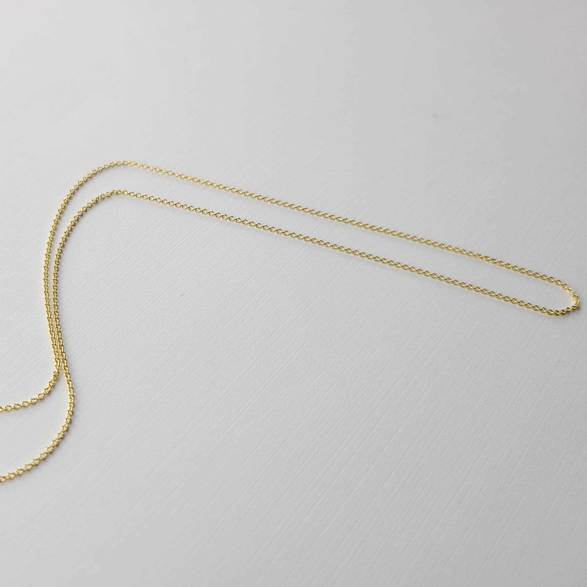 Yellow Gold Cable Chain 10K - 14K