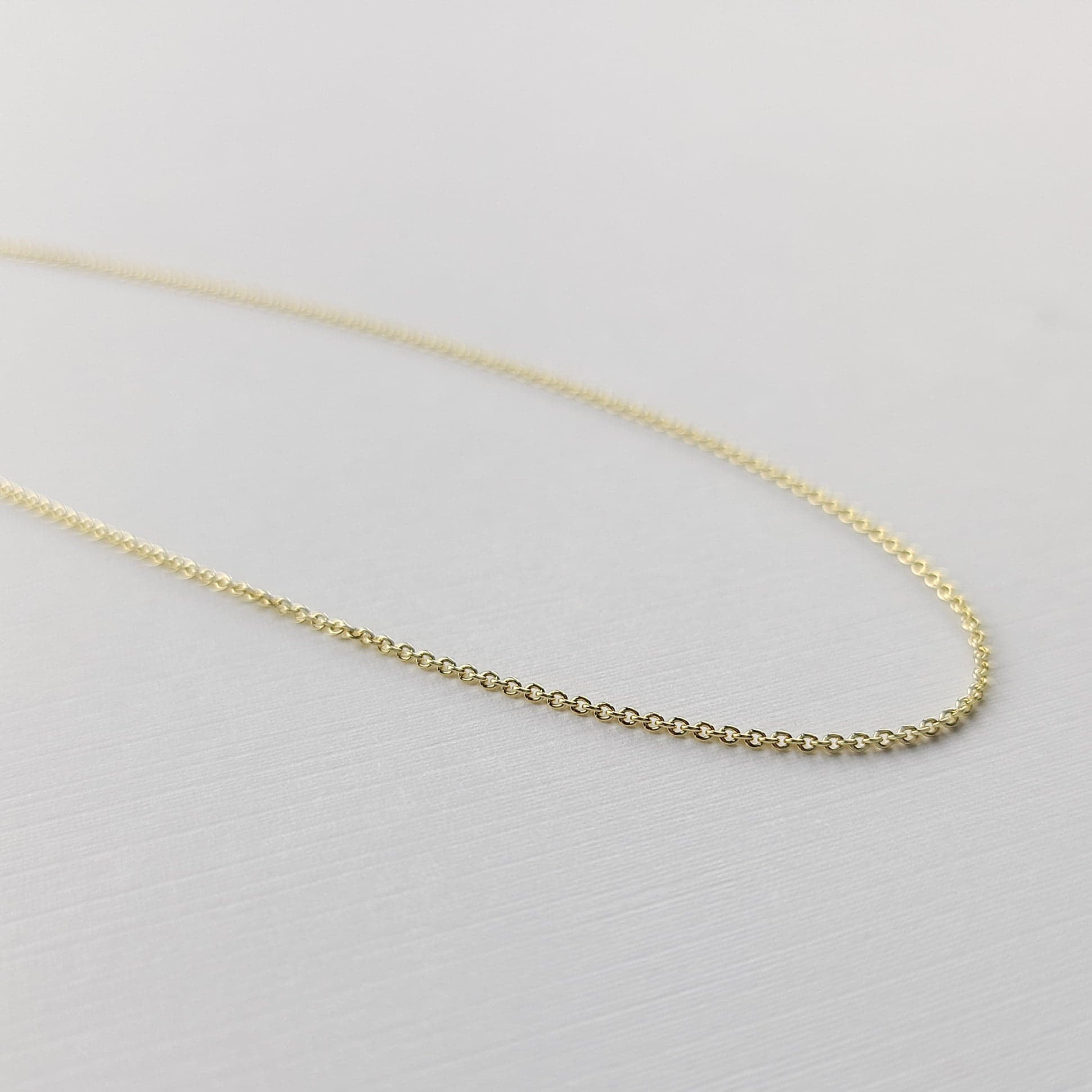 Yellow Gold Cable Chain 10K - 14K