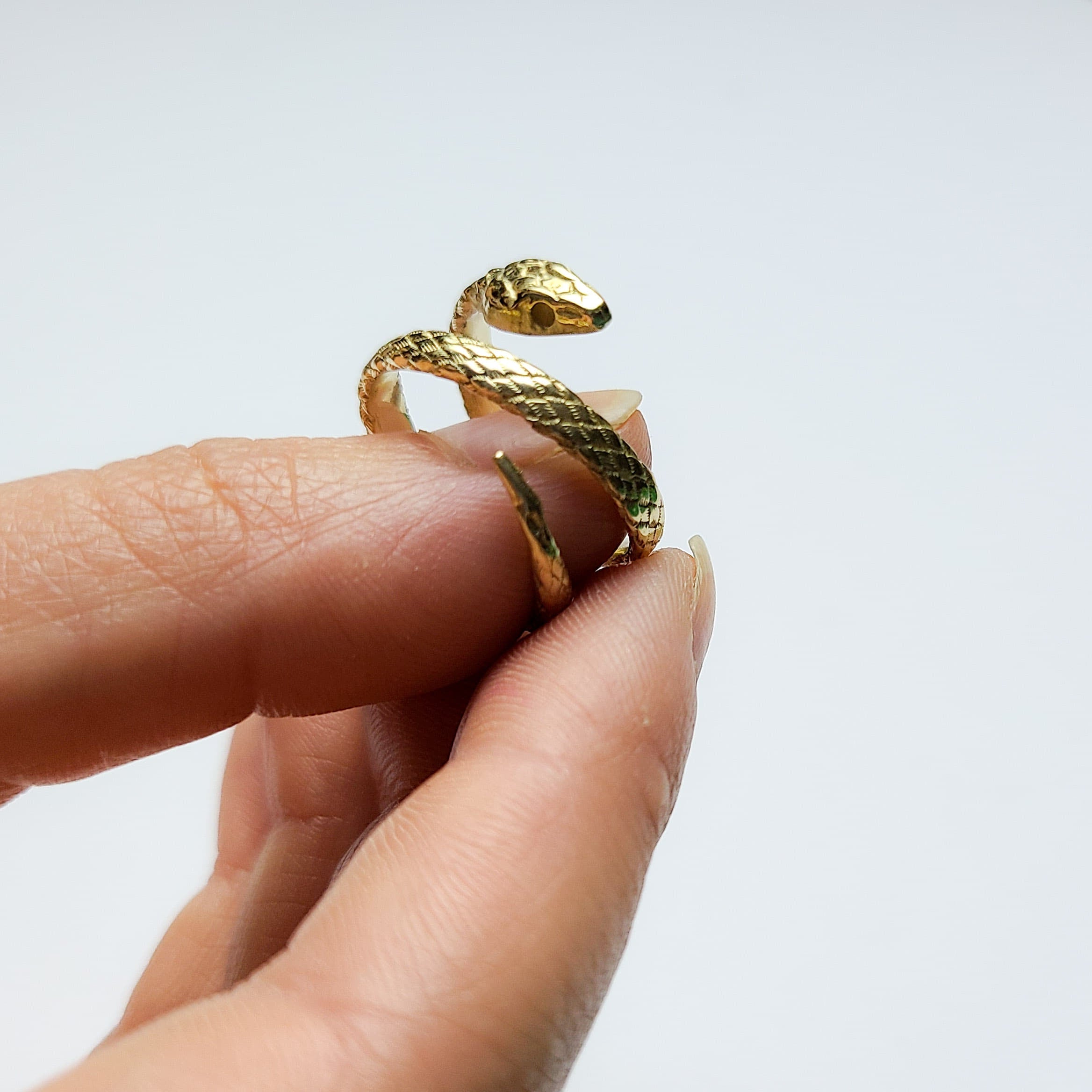 Snake Wrap Ring - Gold Options - Inchoo Bijoux